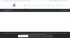 Desktop Screenshot of kuenstleragentur-mai.de